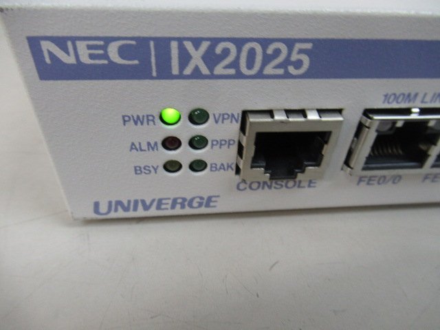Ω保証有 ZO3★23343★UNIVERGE IX2025 4台 NEC SN8151 IPREX VPN対応高速アクセスルーター 領収書発行可能 ・祝10000取引!! 同梱可_画像7
