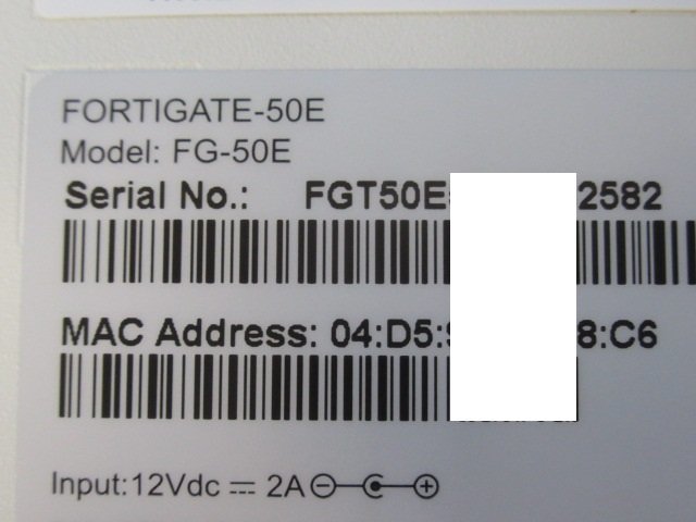 お取り寄せ】 UTM Fortinet【FG-50E】FortiGate-50E 保証有 9889♪ WA