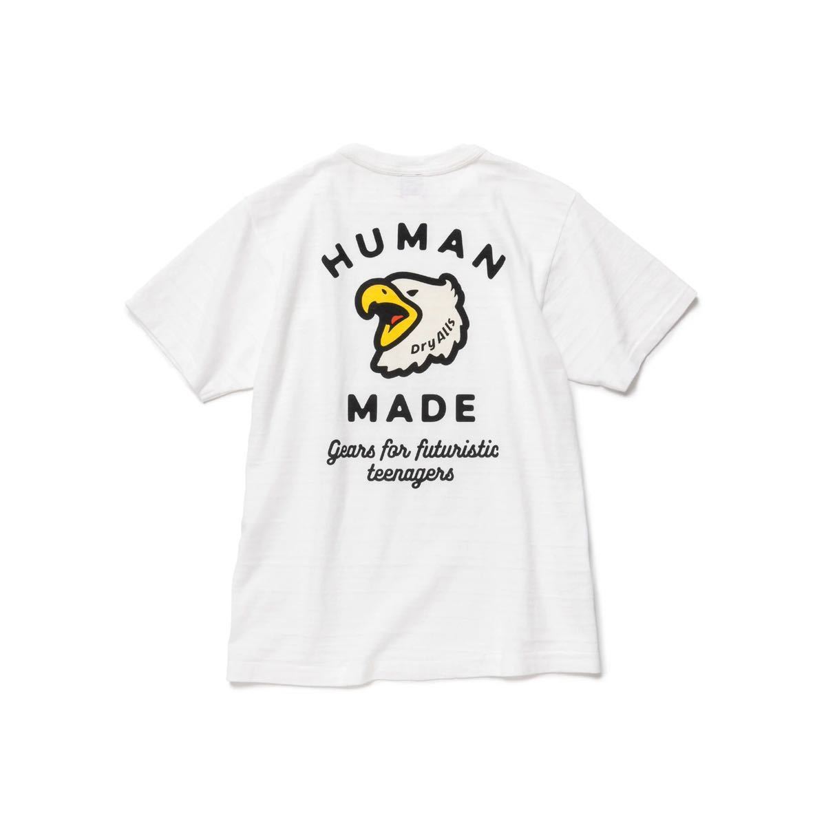 格安SALEスタート！ 【売り切ります❗️】【新作】human made Tシャツ　白XL Tシャツ/カットソー(半袖/袖なし)