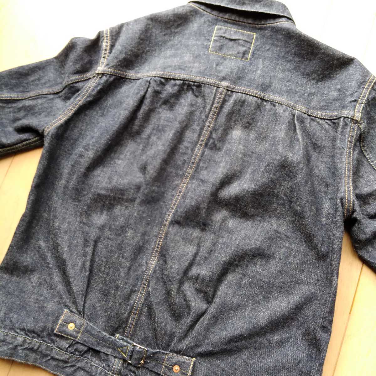 Ｔバック！44インチ TCBjeans デニムジャケット 「ビッグシルエットでさらっと羽織れるTバックジージャン」used美品 Gジャン ヴィンテージ_画像1