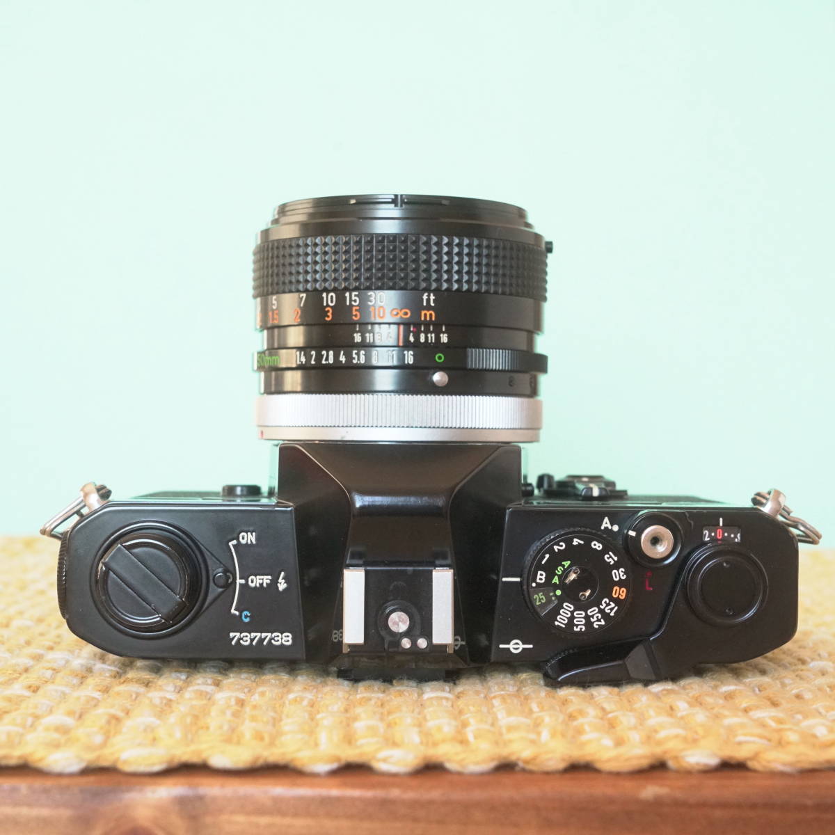 完動品 CANON FTb-N 50mm F1.4 ブラック フィルムカメラ89-