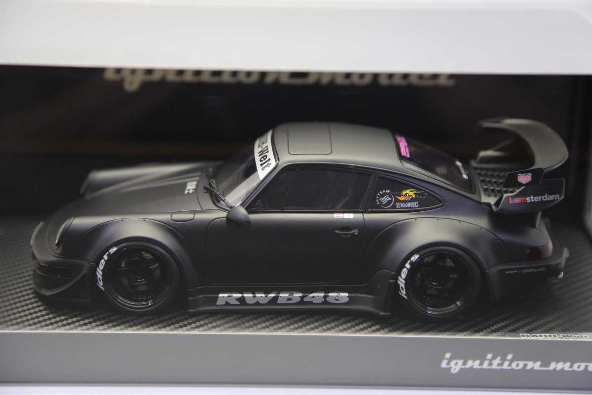 イグニッションモデル 1/18 RWB 964 マットブラック IG2463 ポルシェ