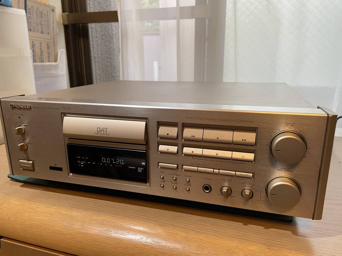 パイオニア DATデッキD-07 PIONEER リモコン&ブランクDATテープ パイオニア DATデッキD-07 PIONEER リモコン&ブランクDATテープ