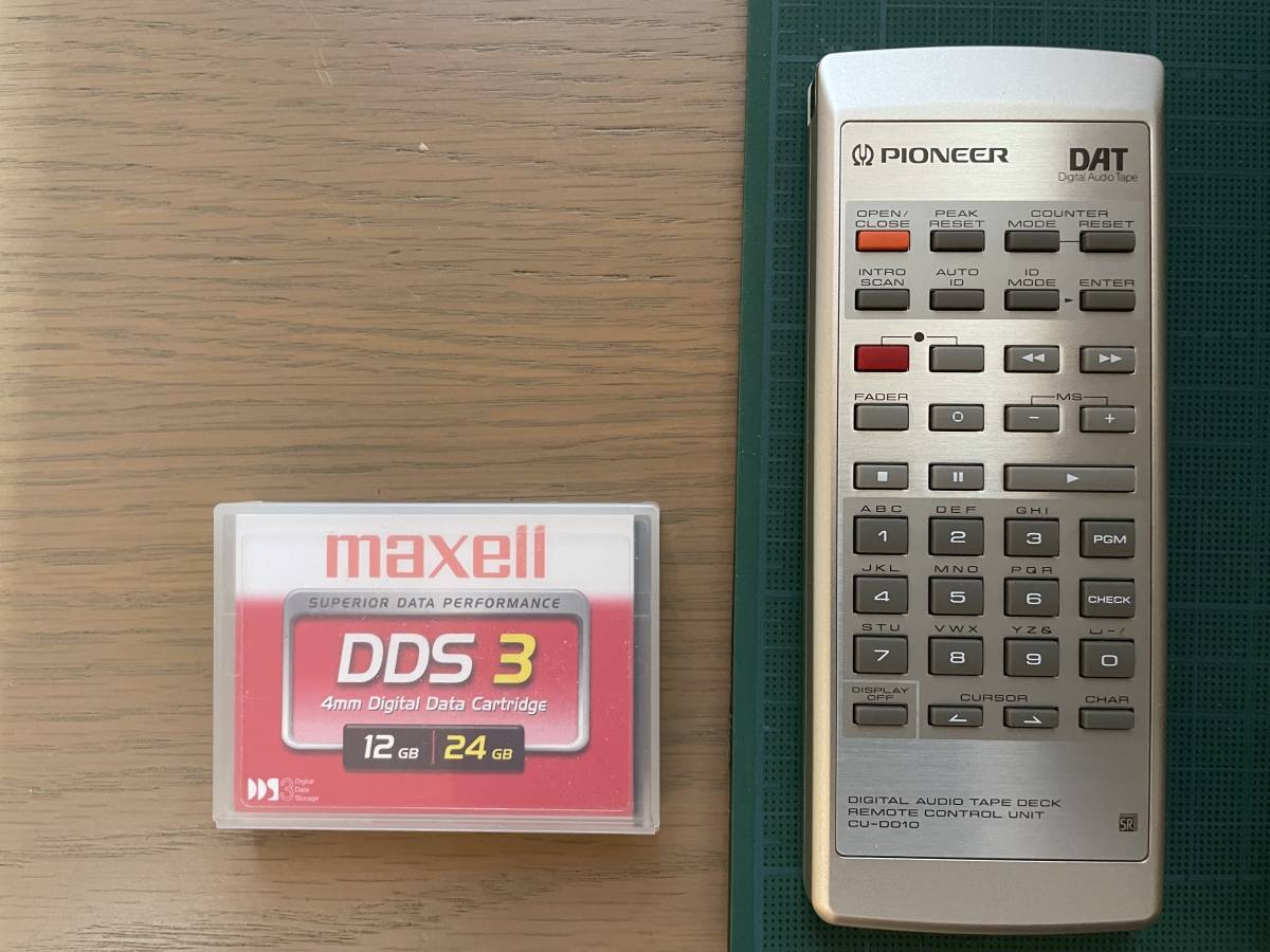 パイオニア DATデッキD-07 PIONEER リモコン&ブランクDATテープ パイオニア DATデッキD-07 PIONEER リモコン&ブランクDATテープ
