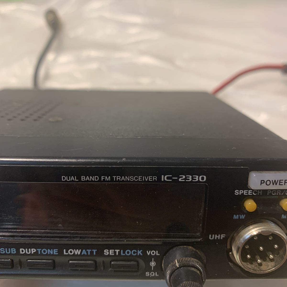 DUAL BAND FM TRANSCEIVER / ICOM IC-2330 CIRFOLK VHF FM TRANSCEIVER DR-110SX 2 point [ not yet verification ][J11][60S]