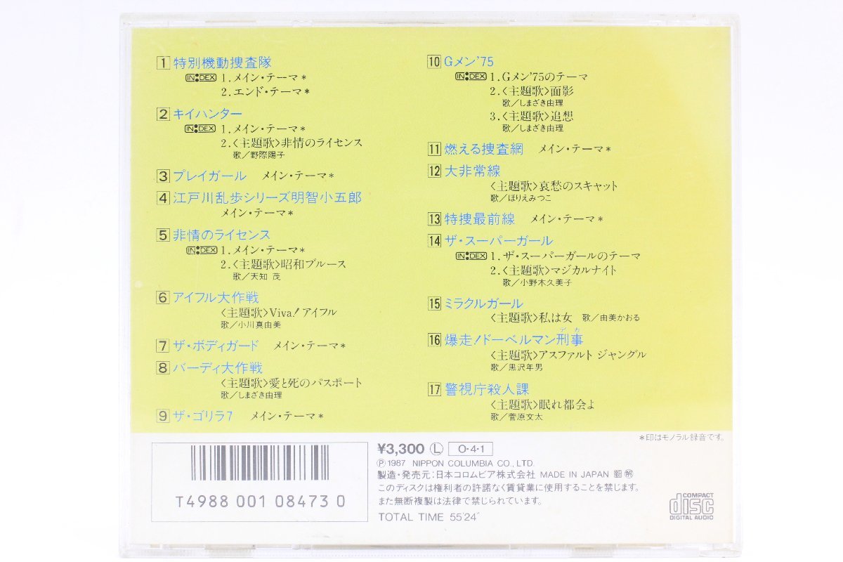 「懐かしの東映TV映画主題歌・テーマ集」 CD ■ A2566_画像3