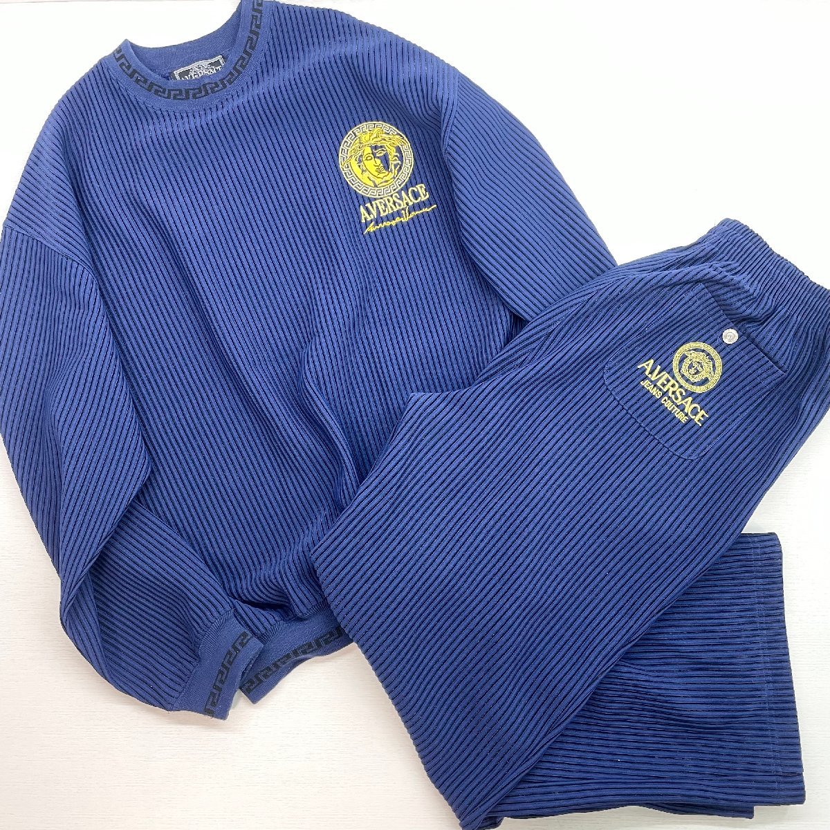 □A.VERSACE ヴェルサーチ セットアップ トップス ボトムス トレーナー