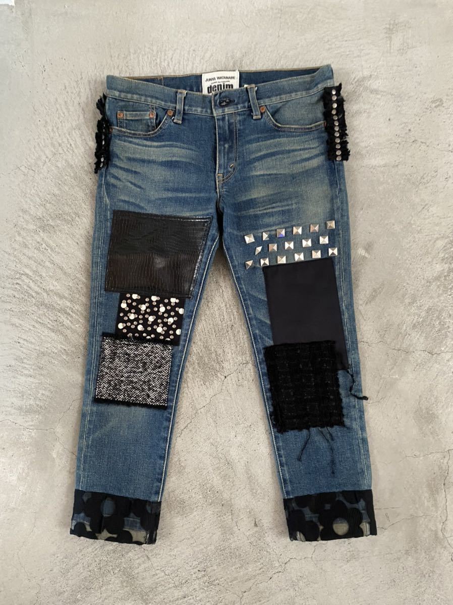 ジュンヤワタナベ コムデギャルソン デニム クロップド XS awj.co.id