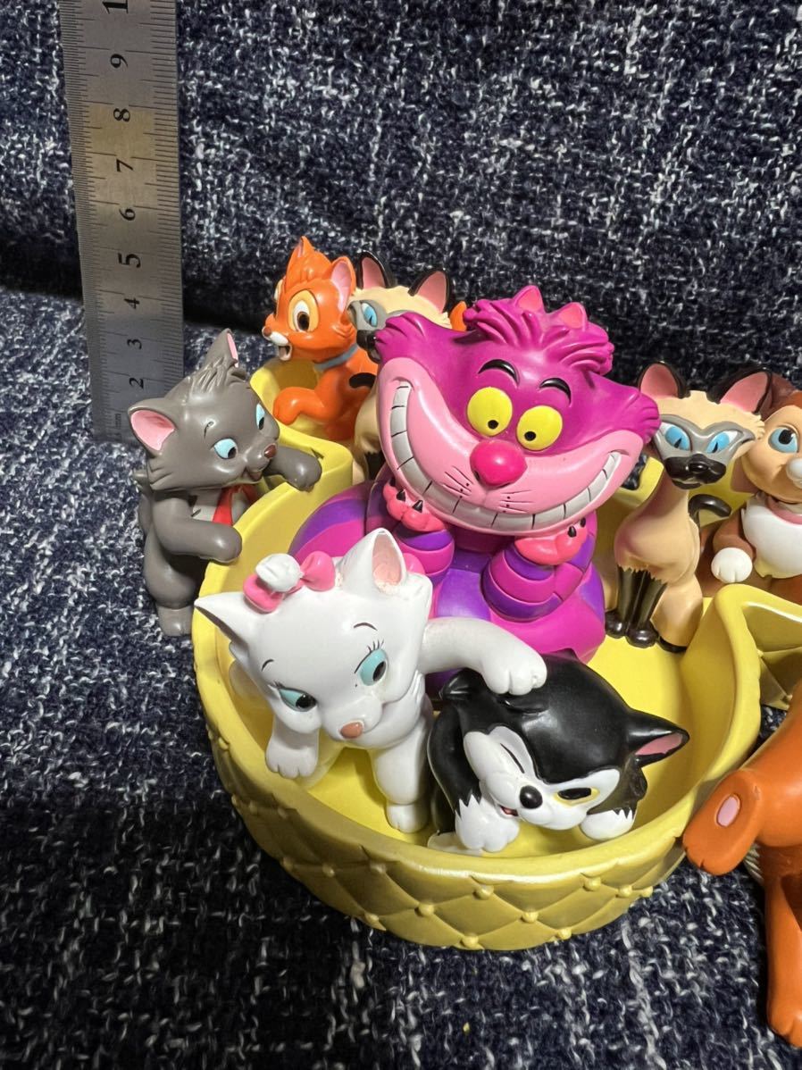 TDR 東京ディズニーリゾート限定 猫 フィギュアリン セット おしゃれ