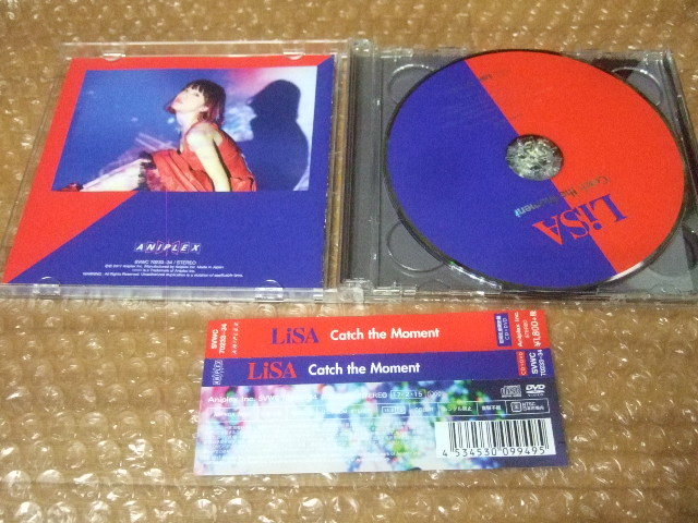 CD+DVD LiSA 　Catch the Moment　ソードアート・オンライン-オーディナル・スケール_画像3