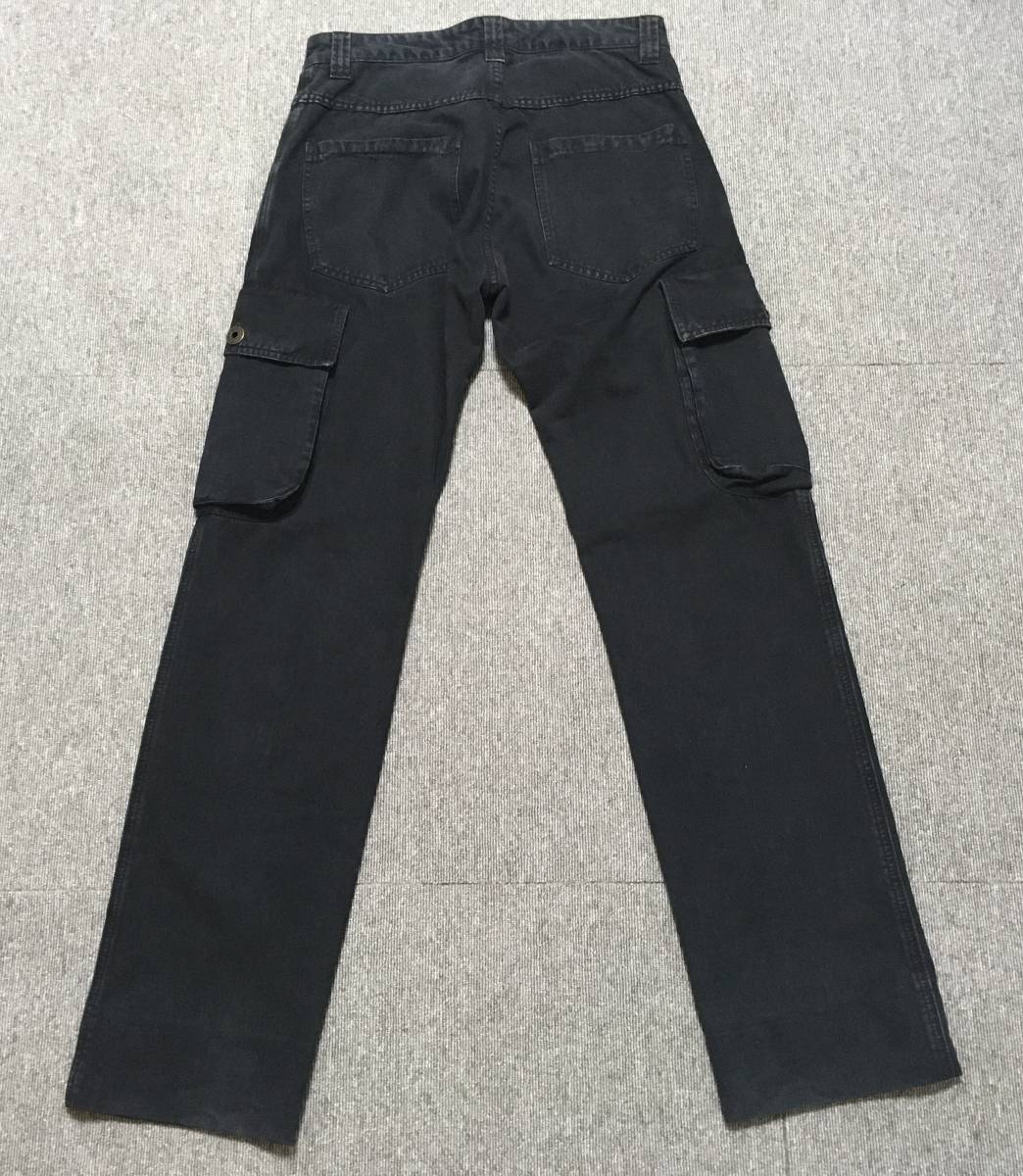 【美品】 DANIELE ALESSANDRINI ダニエレ アレッサンドリーニ DENIM デニム ワイド パンツ 黒 ブラック 29 M メンズ イタリア製_画像2