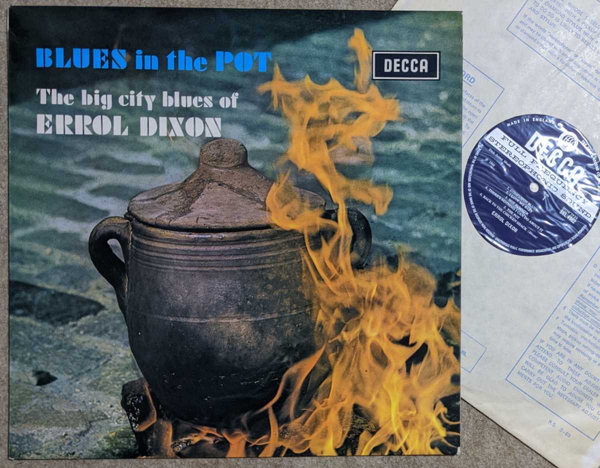 Errol Dixon-Blues In The Pot★英Decca Orig.ステレオ盤/マト2