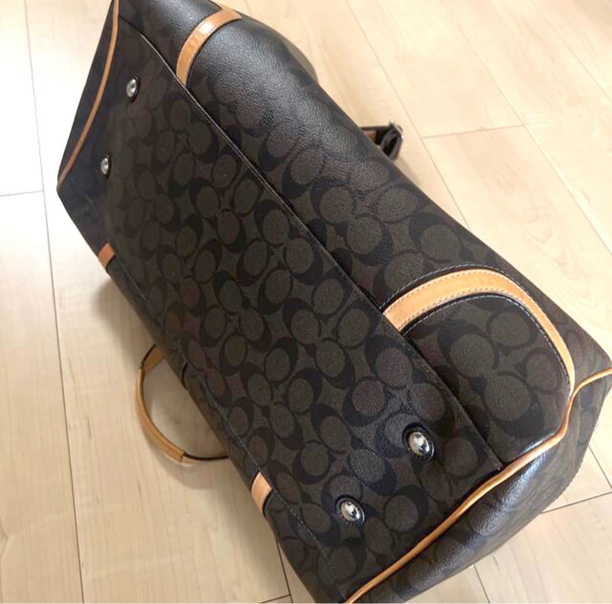 本日特価】 【美品】coach ボストンバッグ 無印良品 旅行バッグ 全ての