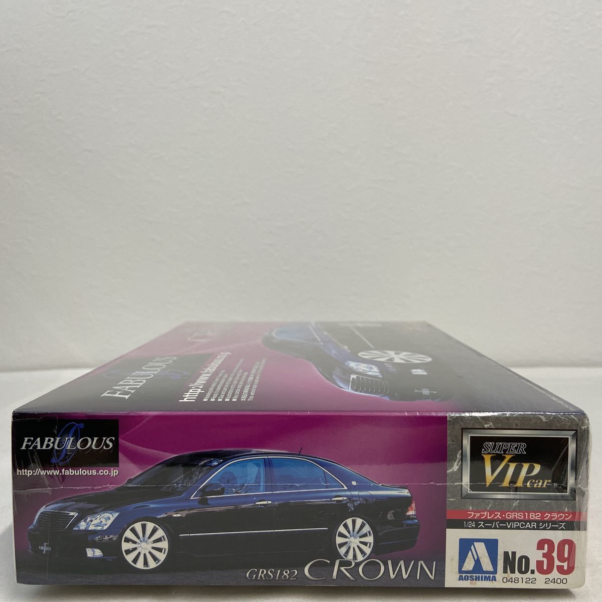 未組立 アオシマ 1/24 ファブレス トヨタ クラウン 180系 Fabulous TOYOTA Crown GRS182 VIP CAR プラモデル ミニカー モデルカー_画像4