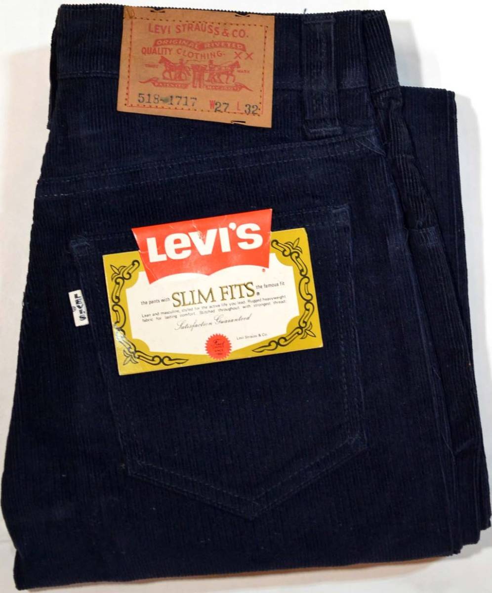 超安い 【デッドストック】60sリーバイス518ビッグEスタプレ ☆LEVIS