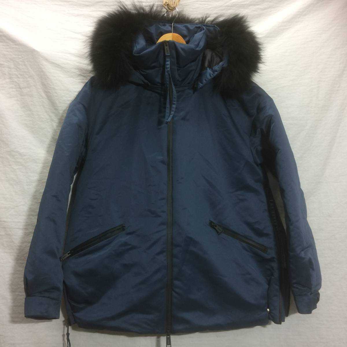 add エーディーディー ダウン パーカー パーカ parka jacket ジャケット レディース 女性 down ラクーン ファー フード 着脱可_画像1