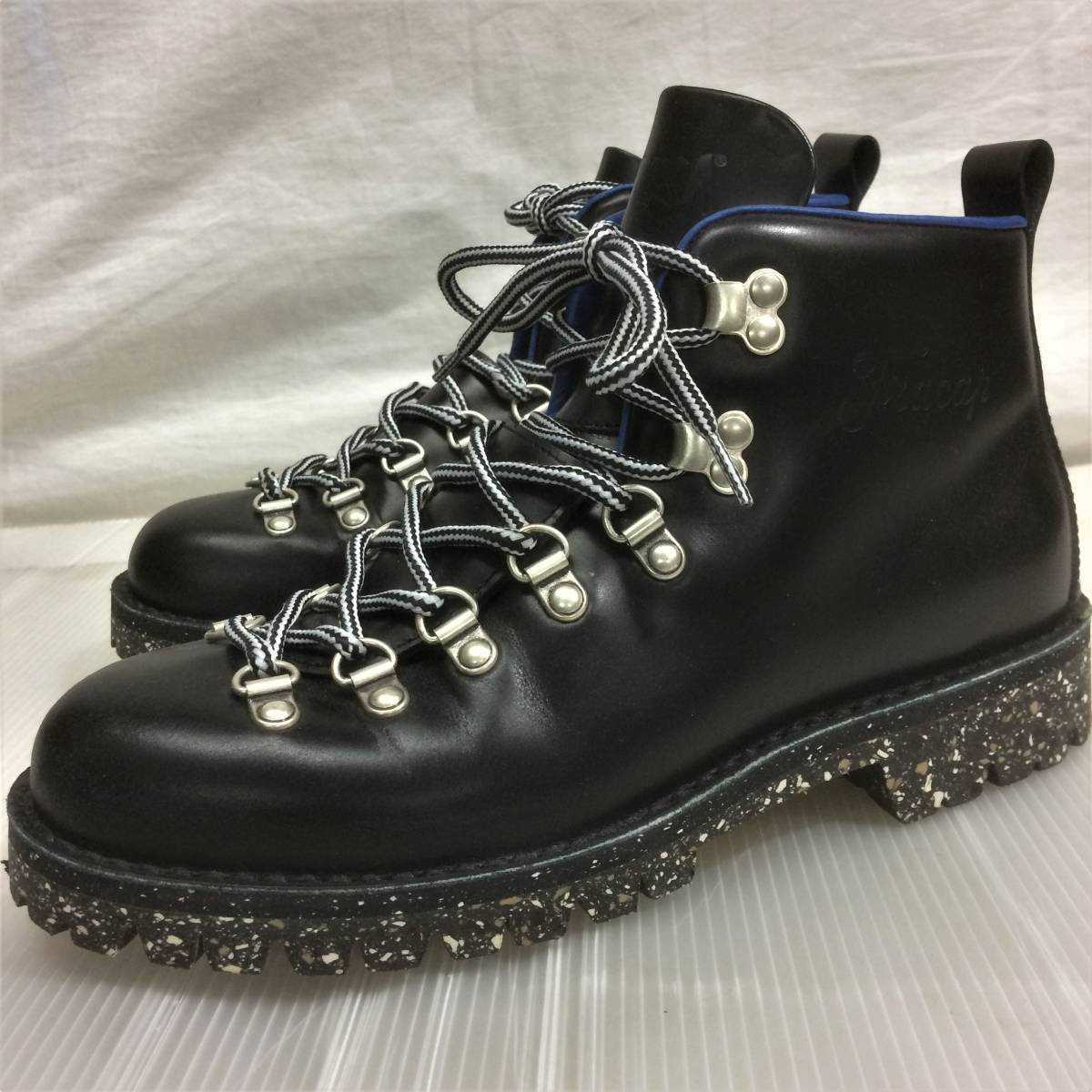 売れ筋がひ！ FRACAP x VALARSA Carega Boors フラカップｘヴァラールサ イタリア製 マウンテンブーツ vibramソール 黒 ブラック 24~24.5 登山靴 24.0cm以下