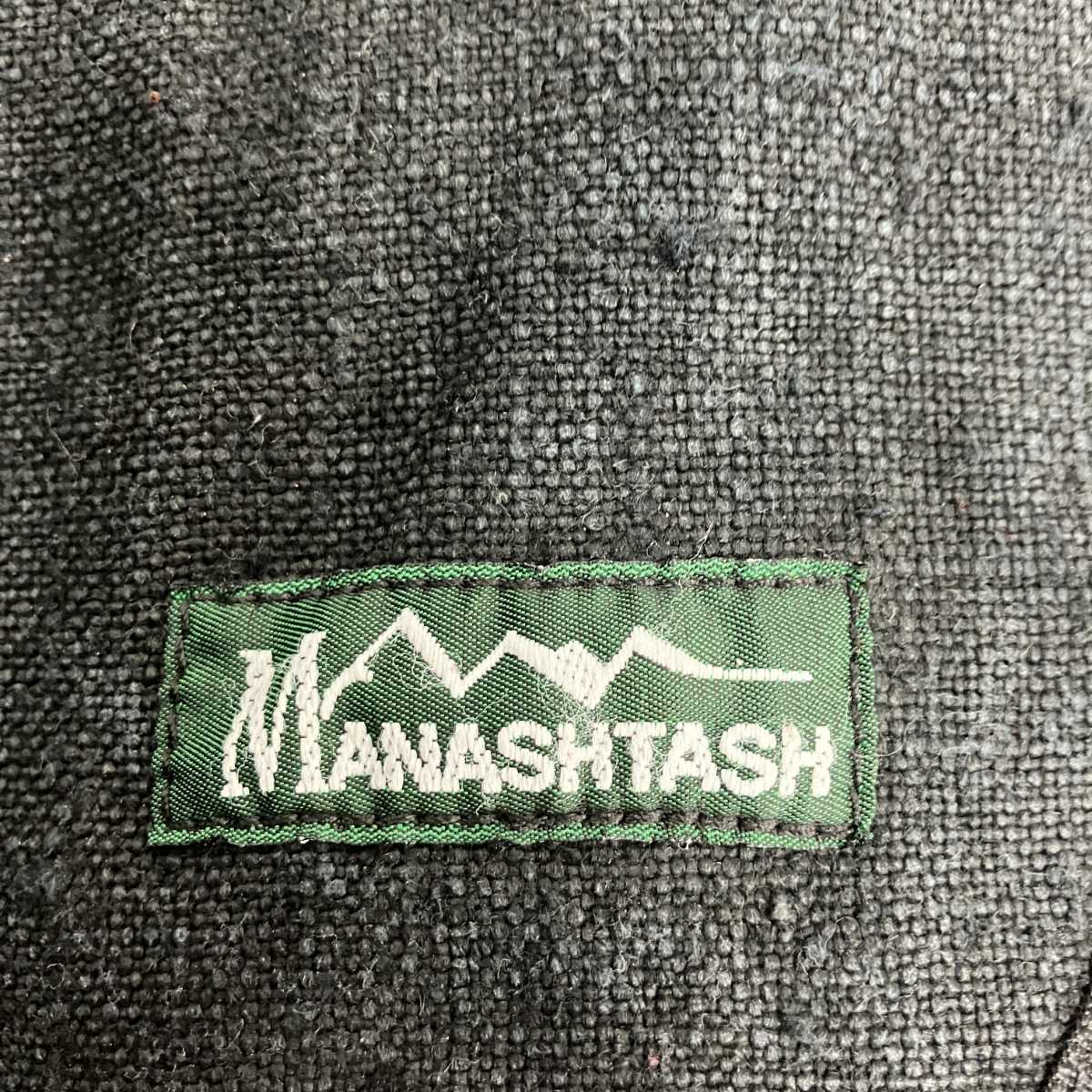 メッセンジャー バッグ hemp messenger bag black ブラック MANASTASH レア 90'S
