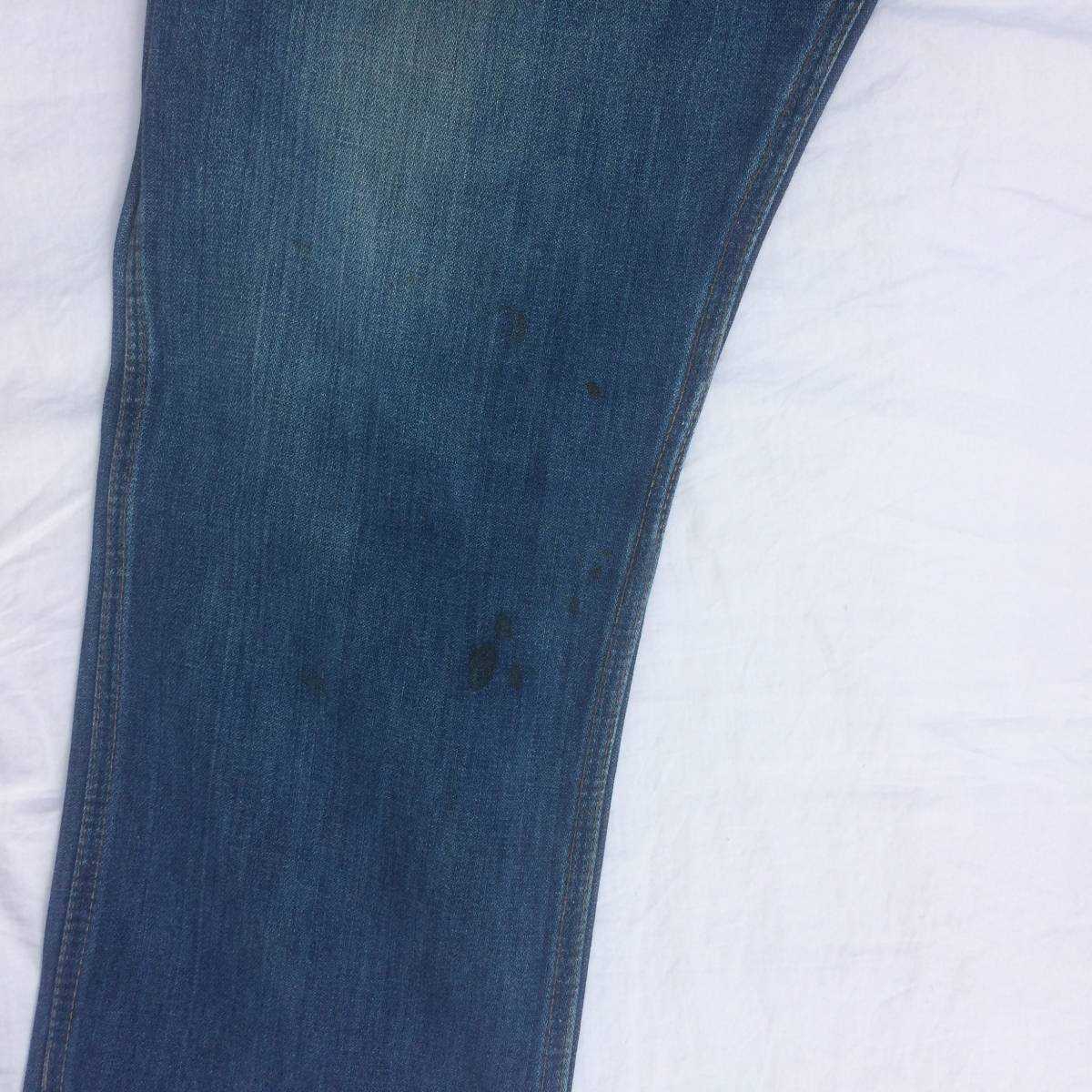 Wrangler 910 13MWZ Jeans ラングラー ジーンズ 80’s アメリカ製 vintage ビンテージ オールド ブロークン 36 縦落 ひげ denim_画像3