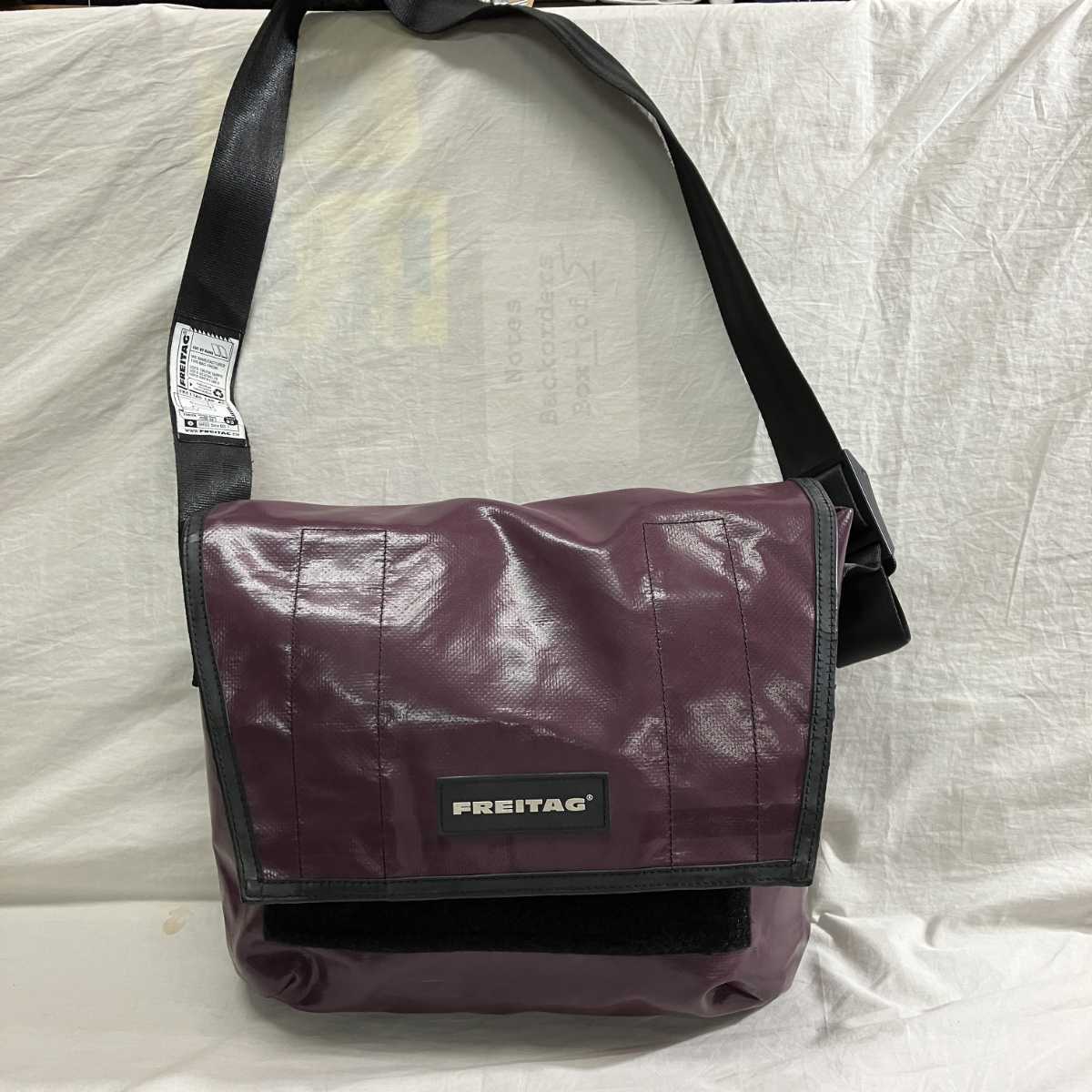 FREITAG F14 DEXTER フライターグ F14 デクスター ショルダーバッグ メッセンジャーバッグ 単色 一色 レア グレープ 縦延長