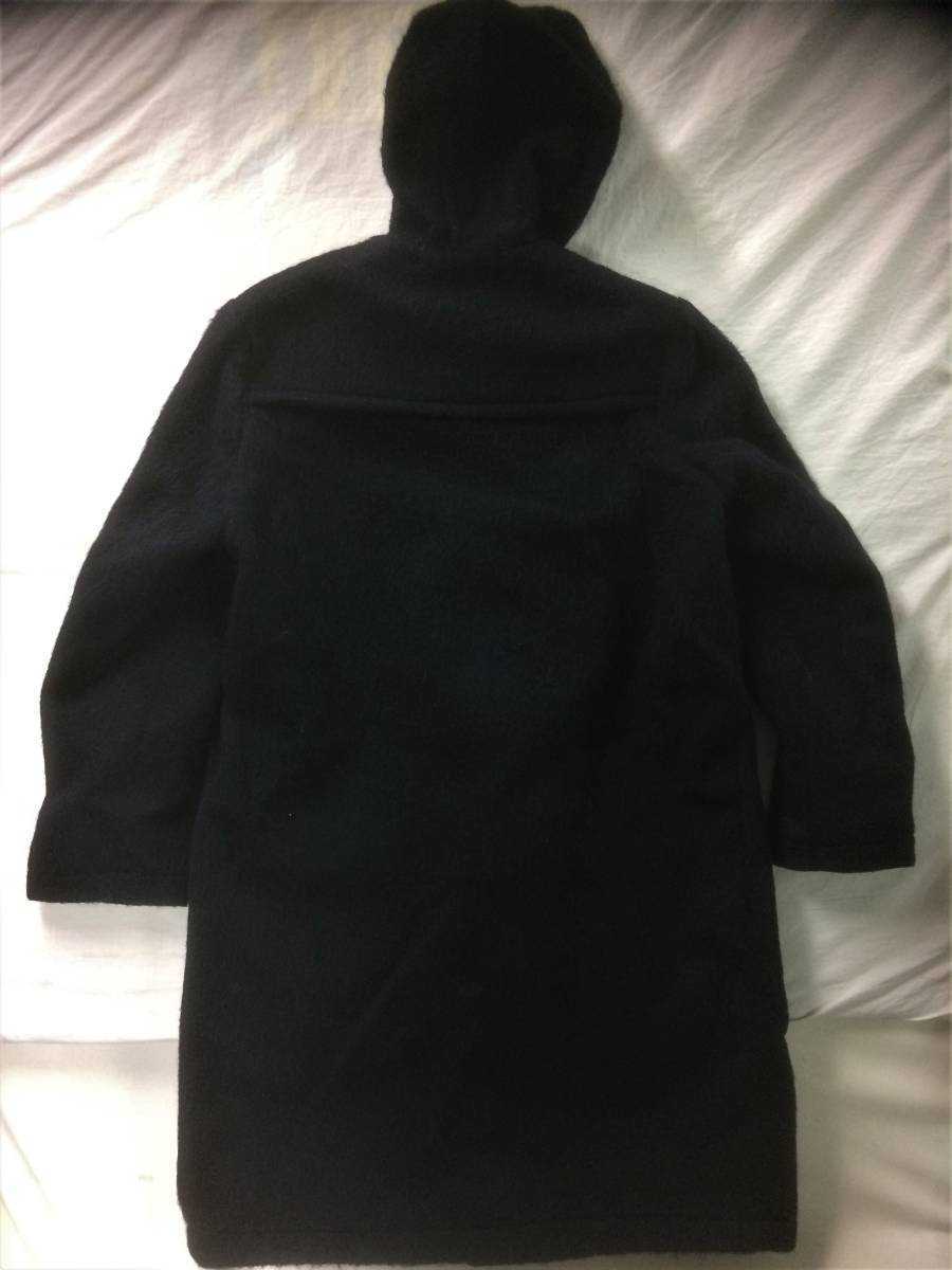 ライツェ シーデュフェル Leidse Zeeduffel ダッフル コート オランダ 圧縮 ウール ボイルド 肉厚 wool ネイビー navy coat _画像7