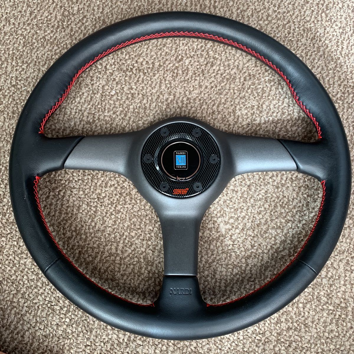スバル インプレッサ GC8 WRX STI 純正ステアリング ハンドル ナルディ