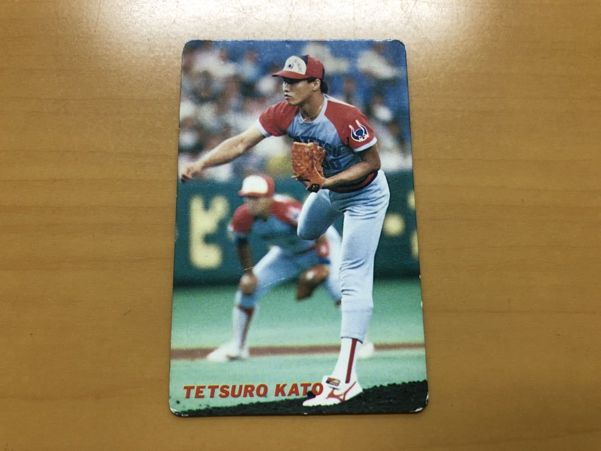 カルビープロ野球カード 1990年 加藤哲郎(近鉄) No.74の画像1