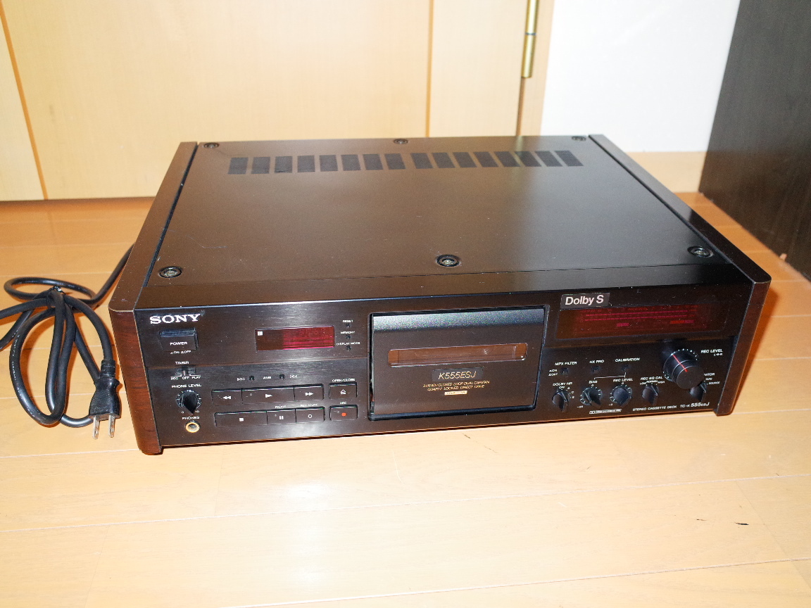 SONY TC-K555ESJ(B) 1993年最上級カセットデッキ動作良好 本体のみ