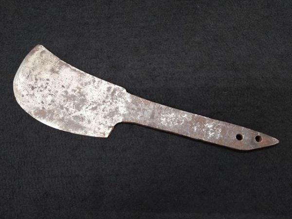 売れ筋新商品 鉈 ナタ 刃のみ 長さ36.8cm 古鉄 レトロ アンティーク