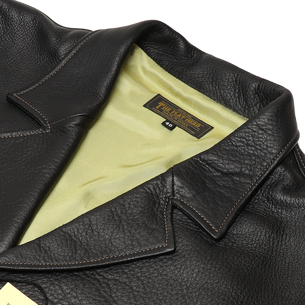 フラットヘッド DEERSKIN JACKET ディアスキン 40(L) ジャケット DHC-06KA ブラック メンズ The Flet Head