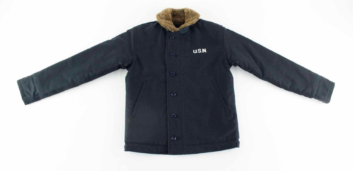 ○【USED】HOUSTON US NAVY DECK JACKET N-1 ヒューストン N1 デッキ