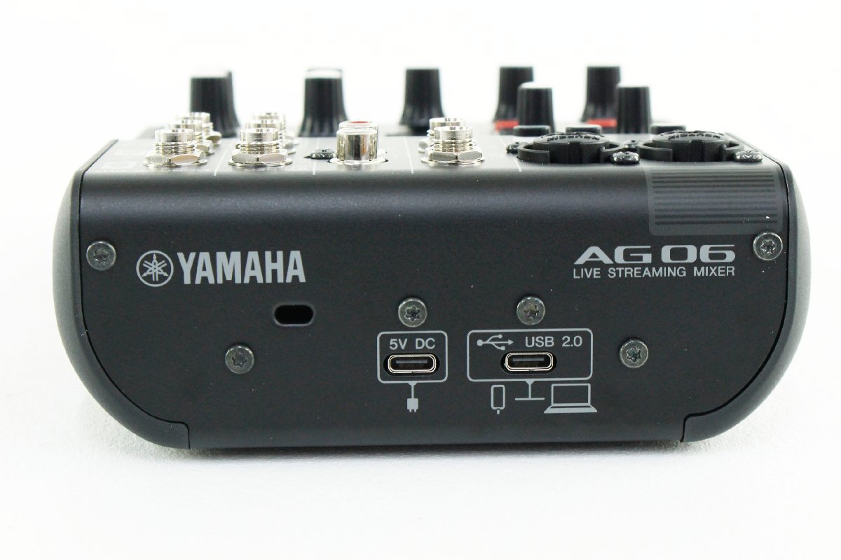 新品】YAMAHA ヤマハ AG06 MK2 BLACK www.romversistop.ro