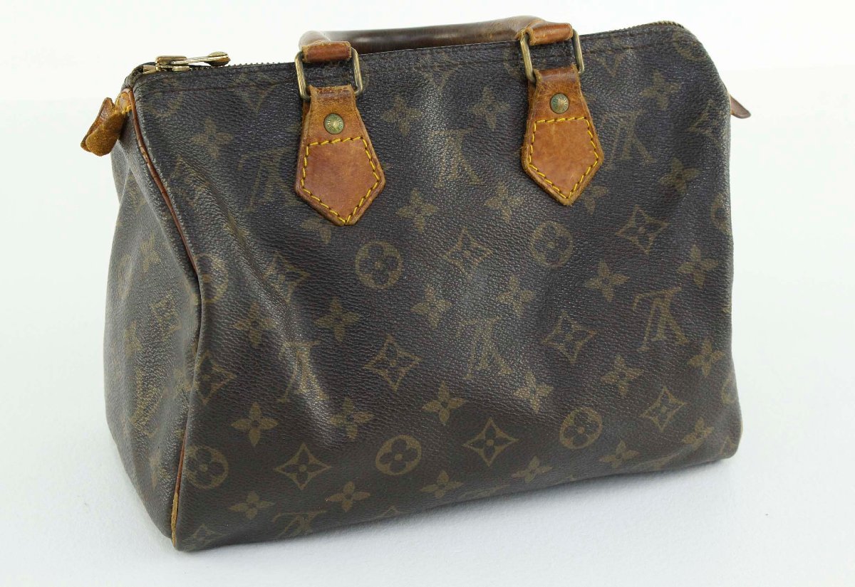 現状品】LOUIS VUITTON ルイヴィトン モノグラム スピーディ25