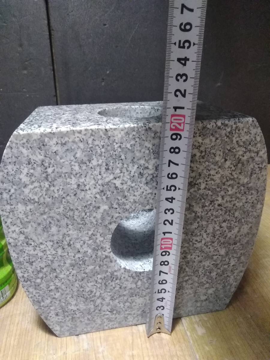 在庫処分!白御影石☆かまぼこ型湯口B☆湯こぼし☆かけひ☆池 在庫処分!白御影石☆かまぼこ型湯口B☆湯こぼし☆かけひ☆池