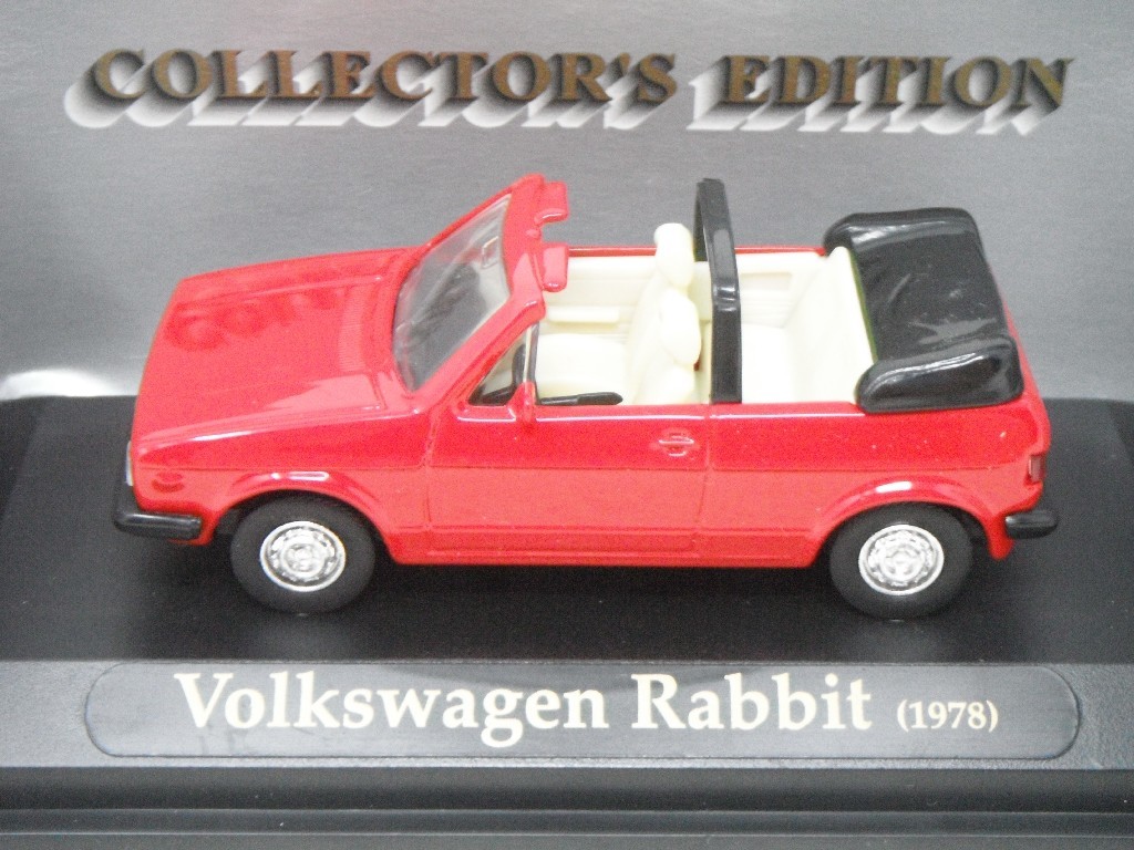 ■ ロードシグネチャーヤトミン『1/43 Volkswagen Rabbit (1978) 赤　フォルクスワーゲン・ラビット ミニカー』_画像1