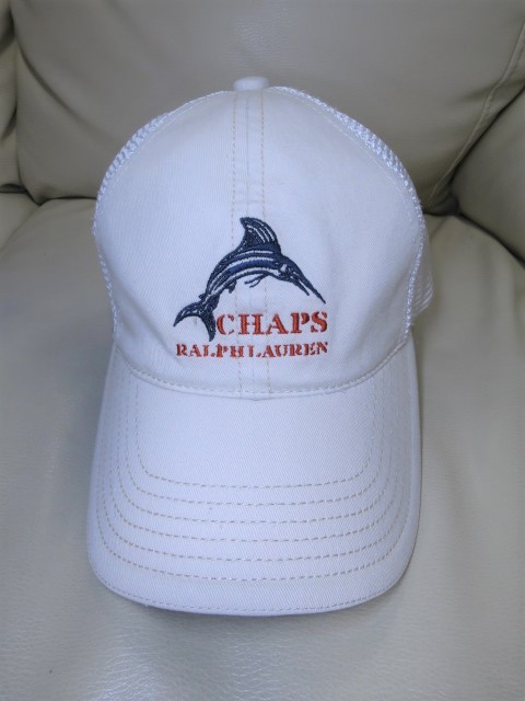 90s chaps CHAPS Ralph Lauren marlin cap mesh cotton marine yacht 