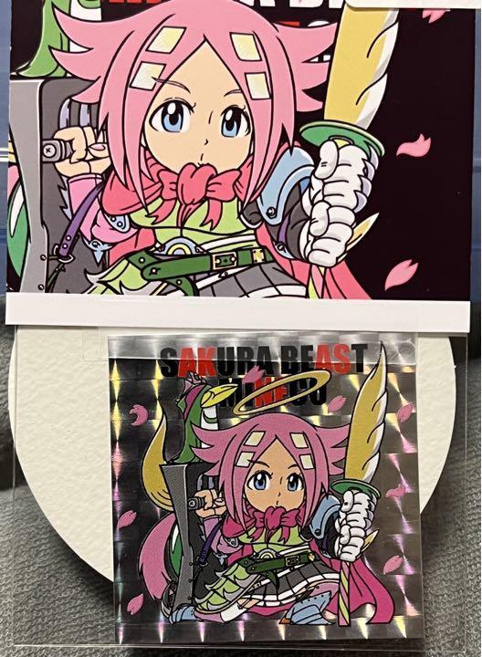 即決 獅子17 SAKURA BEAST MINECO みねこ ウタビレッジ シール さん家