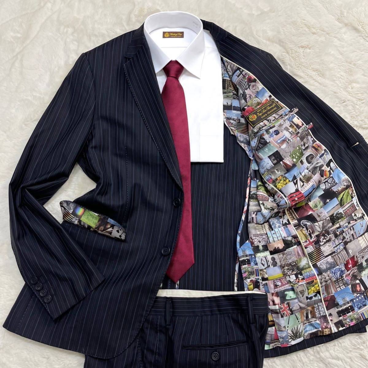 正規店仕入れの 希少 美品 Paul Smith ポールスミス セットアップ ...