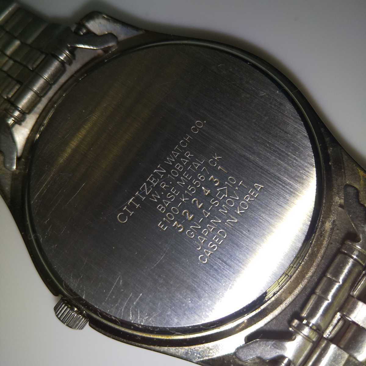 CITIZEN JUN CTION エコドライブ メンズ腕時計 非可動 中古品 シチズン_画像3