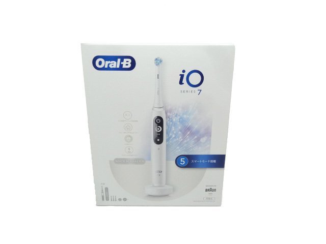 BRAUN Oral-B/ブラウン オーラルB 電動歯ブラシ iO7 ホワイトアラバスター iOM72A11BCWTC/iOM7.2A1.1BC WTC 新品_画像1