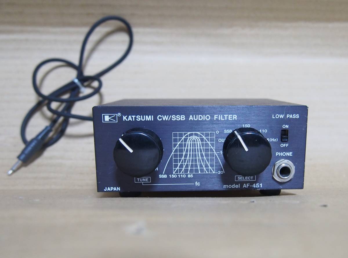 Yahoo!オークション KATSUMI AF451 CW/SSB AUDIO FILTER USED難有ジ...