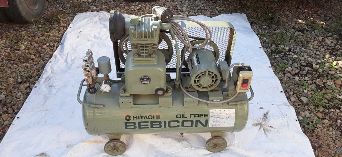 HITACHI コンプレッサー 三相 200v - 家具 HITACHI コンプレッサー 三相 200v - 家具