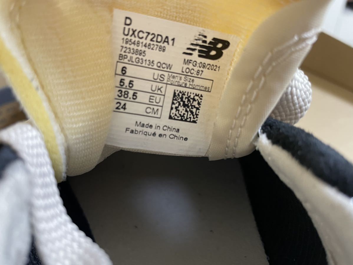 送料無料】【新品】希少24㎝ New Balance ニューバランス UXC72DA1