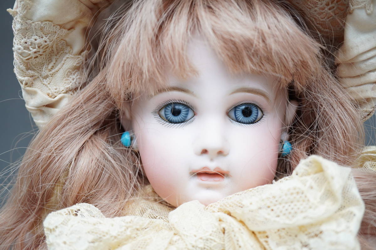 ③ビスクドール EJ JUMEAU 8 約56cm ジュモー クローズマウス 女の子 ドール 西洋人形 アンティーク