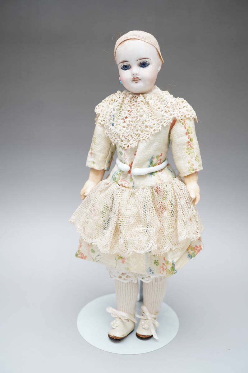 ⑪ビスクドール Limoge FRANCE J.B 約32cm 女の子 ドール 西洋人形