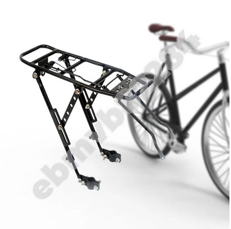 B-Eb849: リア 自転車 荷台 リアキャリア ラック バイク カーゴ 調節可能 サイクリング ラゲッジ スタンド 後部座席 椅子 いす 台座