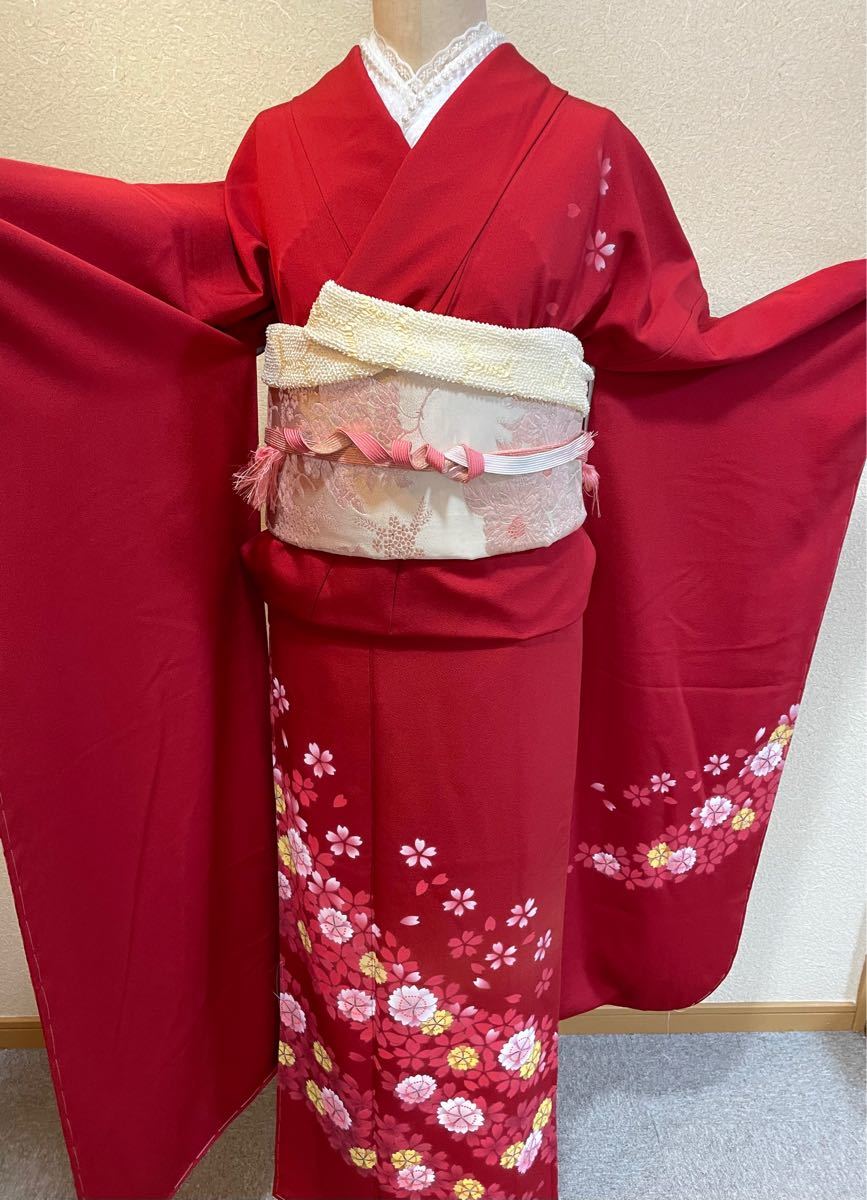 振袖6点セット 振袖 正絹 袷 成人式 結婚式 前撮り 豪華絢爛 着物