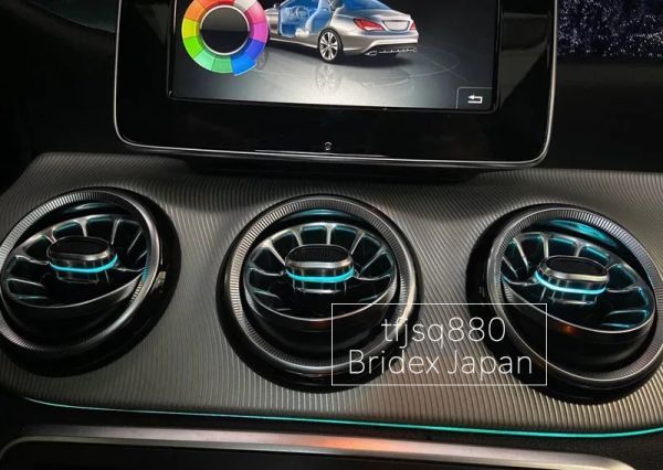 【新品】メルセデスベンツ LEDエアコンルーバー アンビエント 日本語取説付 CLA GLA W176 C117 X117 X156 AMG シューティングブレーク_画像2