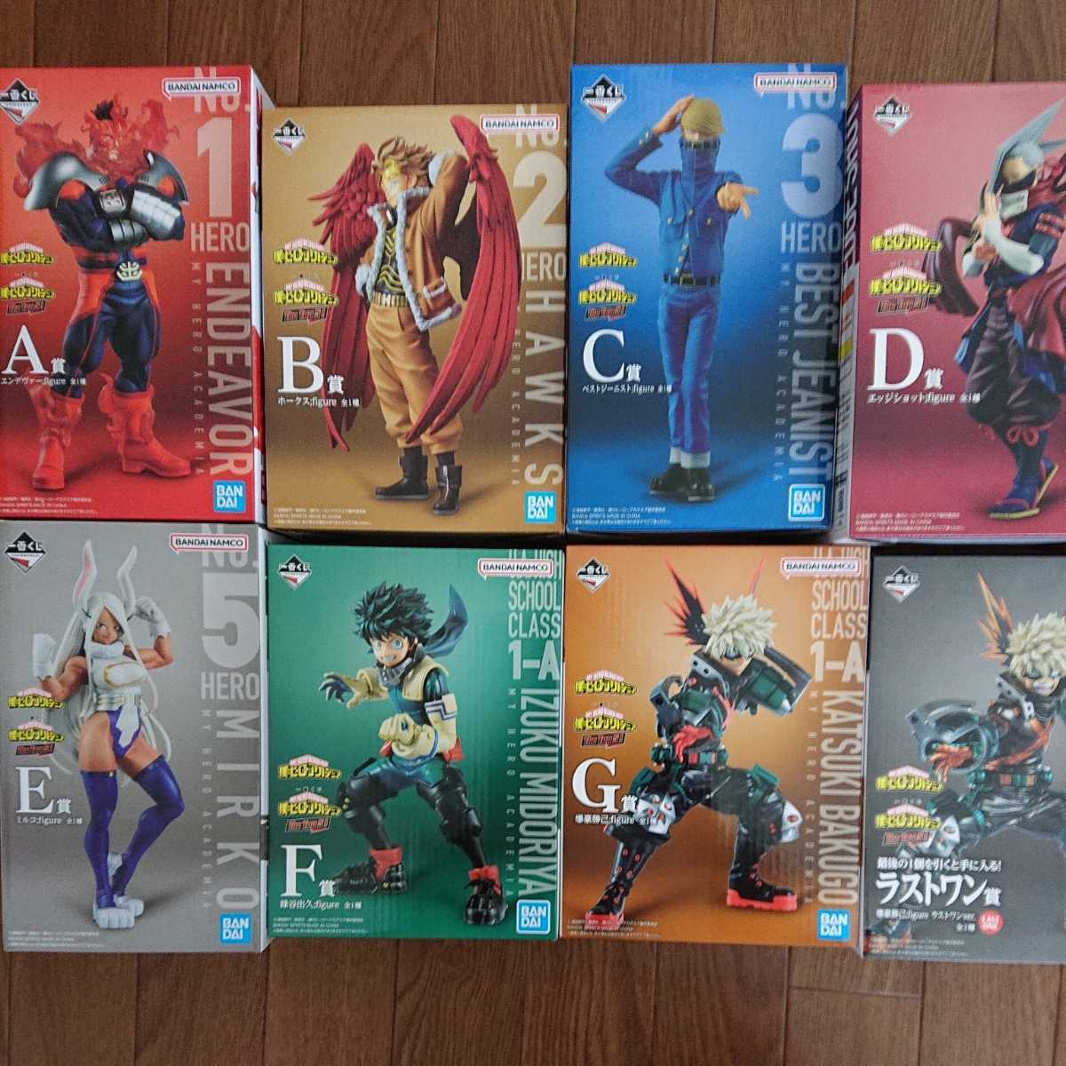 一番くじ 僕のヒーローアカデミア The Top5! A賞・B賞・C賞・D賞・E賞