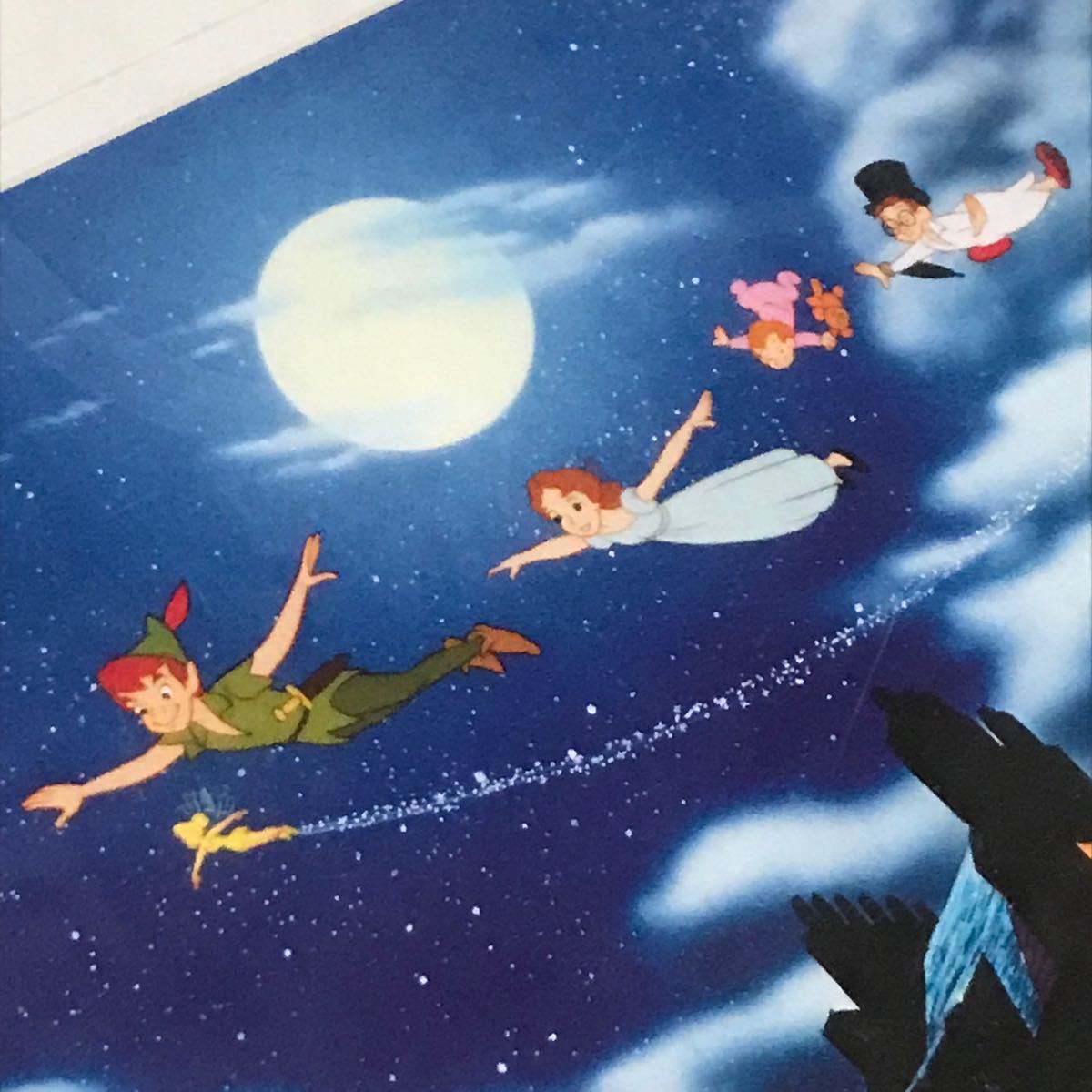 新品 未開封 ディズニーポスター ピーターパン1953年 木枠の 新品 未開封 ディズニーポスター ピーターパン1953年 木枠の